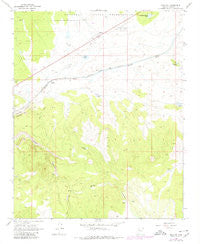 Truxton Arizona Historical topographic map, 1:24000 scale, 7.5 X 7.5 Minute, Year 1968