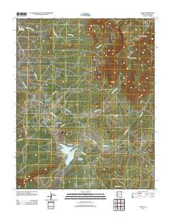 Tsaile Arizona Historical topographic map, 1:24000 scale, 7.5 X 7.5 Minute, Year 2011