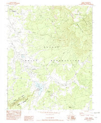 Tsaile Arizona Historical topographic map, 1:24000 scale, 7.5 X 7.5 Minute, Year 1982