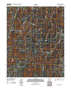 Tsaile Butte Arizona Historical topographic map, 1:24000 scale, 7.5 X 7.5 Minute, Year 2010