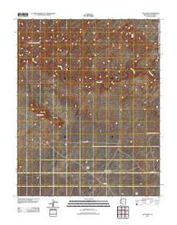 Tse Esgizii Arizona Historical topographic map, 1:24000 scale, 7.5 X 7.5 Minute, Year 2011