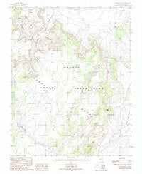 Tseyi-Hatsosi Arizona Historical topographic map, 1:24000 scale, 7.5 X 7.5 Minute, Year 1988