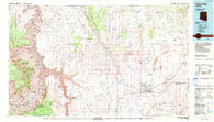 Tuba City Arizona Historical topographic map, 1:100000 scale, 30 X 60 Minute, Year 1983