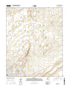 Tuba City Arizona Current topographic map, 1:24000 scale, 7.5 X 7.5 Minute, Year 2014