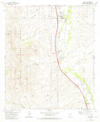 Tubac Arizona Historical topographic map, 1:24000 scale, 7.5 X 7.5 Minute, Year 1981