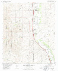 Tubac Arizona Historical topographic map, 1:24000 scale, 7.5 X 7.5 Minute, Year 1981