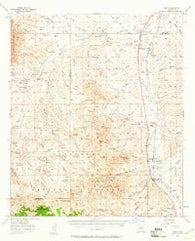 Tubac Arizona Historical topographic map, 1:62500 scale, 15 X 15 Minute, Year 1957
