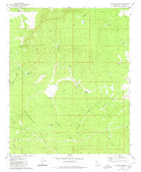 Tuckayou Spring Arizona Historical topographic map, 1:24000 scale, 7.5 X 7.5 Minute, Year 1980