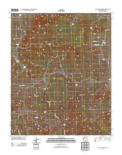 Tuckayou Spring Arizona Historical topographic map, 1:24000 scale, 7.5 X 7.5 Minute, Year 2011