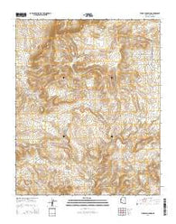 Tuckayou Spring Arizona Current topographic map, 1:24000 scale, 7.5 X 7.5 Minute, Year 2014
