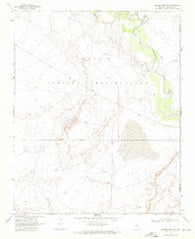 Tucker Mesa NE Arizona Historical topographic map, 1:24000 scale, 7.5 X 7.5 Minute, Year 1968
