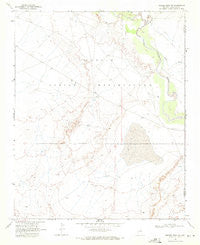 Tucker Mesa NE Arizona Historical topographic map, 1:24000 scale, 7.5 X 7.5 Minute, Year 1968