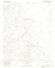 Tucker Mesa NW Arizona Historical topographic map, 1:24000 scale, 7.5 X 7.5 Minute, Year 1968