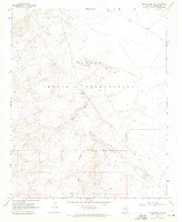 Tucker Mesa NW Arizona Historical topographic map, 1:24000 scale, 7.5 X 7.5 Minute, Year 1968