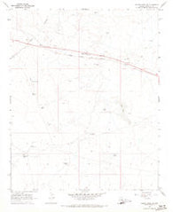 Tucker Mesa SW Arizona Historical topographic map, 1:24000 scale, 7.5 X 7.5 Minute, Year 1968
