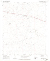 Tucker Mesa SW Arizona Historical topographic map, 1:24000 scale, 7.5 X 7.5 Minute, Year 1968