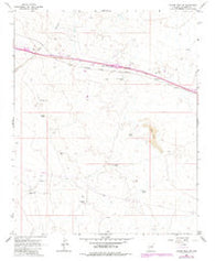 Tucker Mesa SW Arizona Historical topographic map, 1:24000 scale, 7.5 X 7.5 Minute, Year 1968