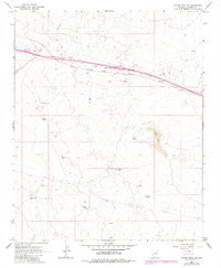 Tucker Mesa SW Arizona Historical topographic map, 1:24000 scale, 7.5 X 7.5 Minute, Year 1968