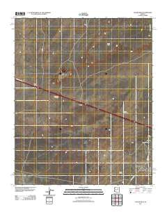 Tucker Mesa Arizona Historical topographic map, 1:24000 scale, 7.5 X 7.5 Minute, Year 2011