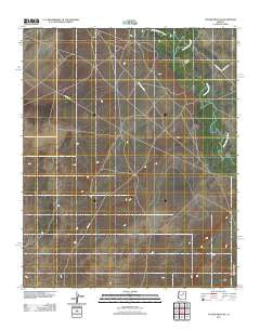 Tucker Mesa NE Arizona Historical topographic map, 1:24000 scale, 7.5 X 7.5 Minute, Year 2011