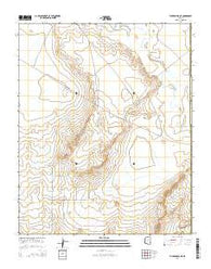 Tucker Mesa NE Arizona Current topographic map, 1:24000 scale, 7.5 X 7.5 Minute, Year 2014
