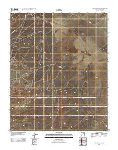 Tucker Mesa NW Arizona Historical topographic map, 1:24000 scale, 7.5 X 7.5 Minute, Year 2011