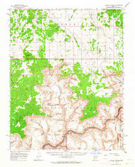 Tuckup Canyon Arizona Historical topographic map, 1:62500 scale, 15 X 15 Minute, Year 1962