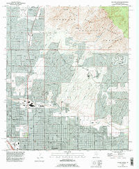 Tucson North Arizona Historical topographic map, 1:24000 scale, 7.5 X 7.5 Minute, Year 1992