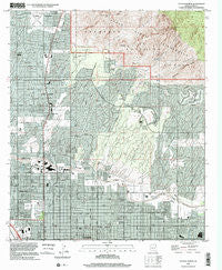 Tucson North Arizona Historical topographic map, 1:24000 scale, 7.5 X 7.5 Minute, Year 1996