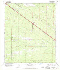 Tucson SE Arizona Historical topographic map, 1:24000 scale, 7.5 X 7.5 Minute, Year 1968
