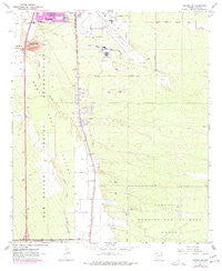 Tucson SW Arizona Historical topographic map, 1:24000 scale, 7.5 X 7.5 Minute, Year 1968