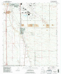 Tucson SW Arizona Historical topographic map, 1:24000 scale, 7.5 X 7.5 Minute, Year 1992