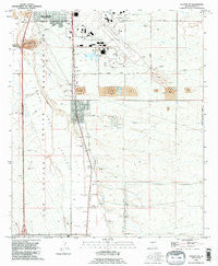 Tucson SW Arizona Historical topographic map, 1:24000 scale, 7.5 X 7.5 Minute, Year 1992