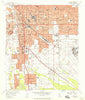 Tucson Arizona Historical topographic map, 1:24000 scale, 7.5 X 7.5 Minute, Year 1957