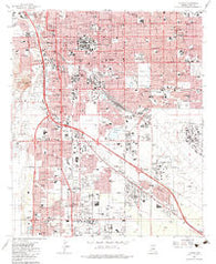 Tucson Arizona Historical topographic map, 1:24000 scale, 7.5 X 7.5 Minute, Year 1983
