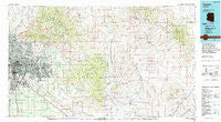 Tucson Arizona Historical topographic map, 1:100000 scale, 30 X 60 Minute, Year 1994