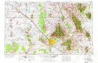 Tucson Arizona Historical topographic map, 1:250000 scale, 1 X 2 Degree, Year 1956