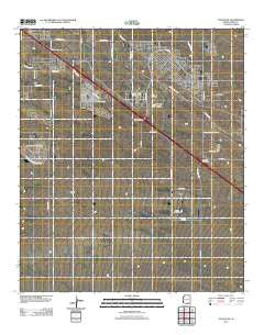 Tucson SE Arizona Historical topographic map, 1:24000 scale, 7.5 X 7.5 Minute, Year 2011
