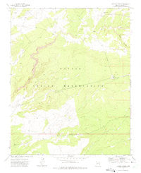Tudecoz Spring Arizona Historical topographic map, 1:24000 scale, 7.5 X 7.5 Minute, Year 1971