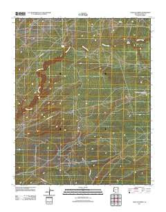 Tudecoz Spring Arizona Historical topographic map, 1:24000 scale, 7.5 X 7.5 Minute, Year 2011
