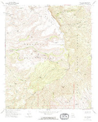 Tule Mesa Arizona Historical topographic map, 1:24000 scale, 7.5 X 7.5 Minute, Year 1967