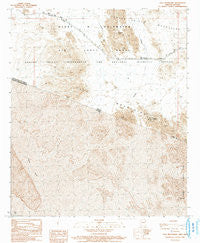 Tule Mountains Arizona Historical topographic map, 1:24000 scale, 7.5 X 7.5 Minute, Year 1990