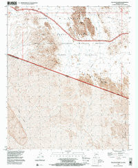 Tule Mountains Arizona Historical topographic map, 1:24000 scale, 7.5 X 7.5 Minute, Year 1996