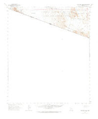 Tule Mountains Arizona Historical topographic map, 1:62500 scale, 15 X 15 Minute, Year 1965