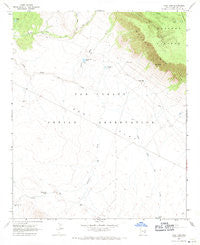 Tule Tubs Arizona Historical topographic map, 1:24000 scale, 7.5 X 7.5 Minute, Year 1967
