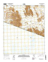 Tule Mountains Arizona Current topographic map, 1:24000 scale, 7.5 X 7.5 Minute, Year 2014