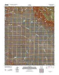 Tule Tubs Arizona Historical topographic map, 1:24000 scale, 7.5 X 7.5 Minute, Year 2011