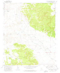 Turkey Canyon NE Arizona Historical topographic map, 1:24000 scale, 7.5 X 7.5 Minute, Year 1973