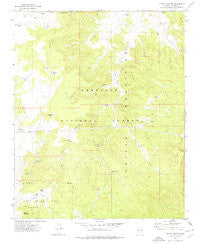 Turkey Canyon Arizona Historical topographic map, 1:24000 scale, 7.5 X 7.5 Minute, Year 1973