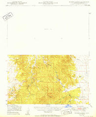 Turkey Canyon Arizona Historical topographic map, 1:62500 scale, 15 X 15 Minute, Year 1950